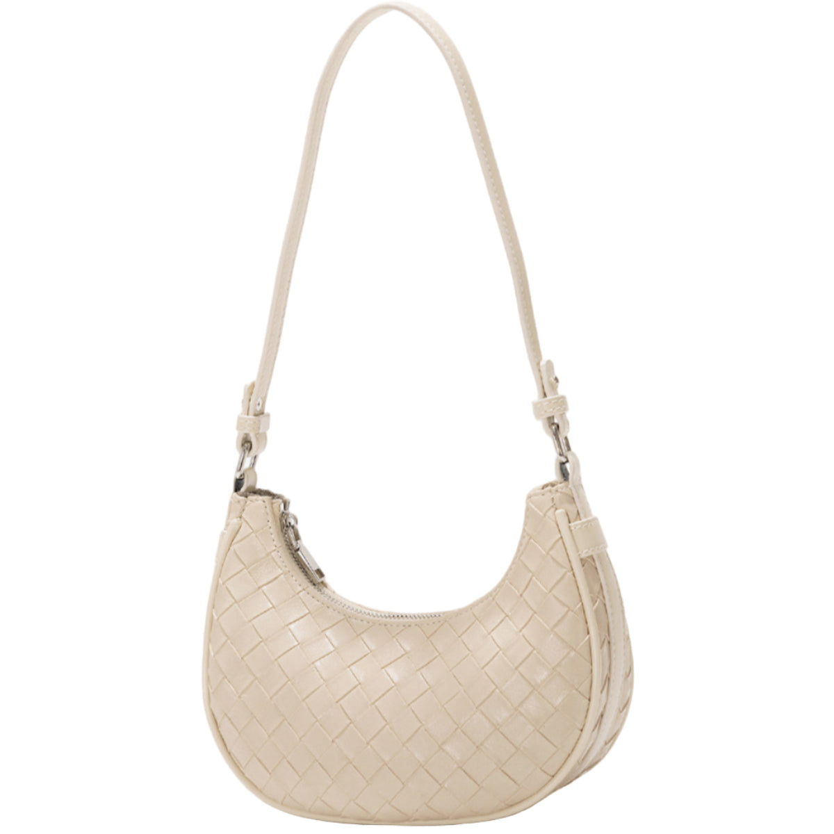 Bolso Hombro Trenzado Beige
