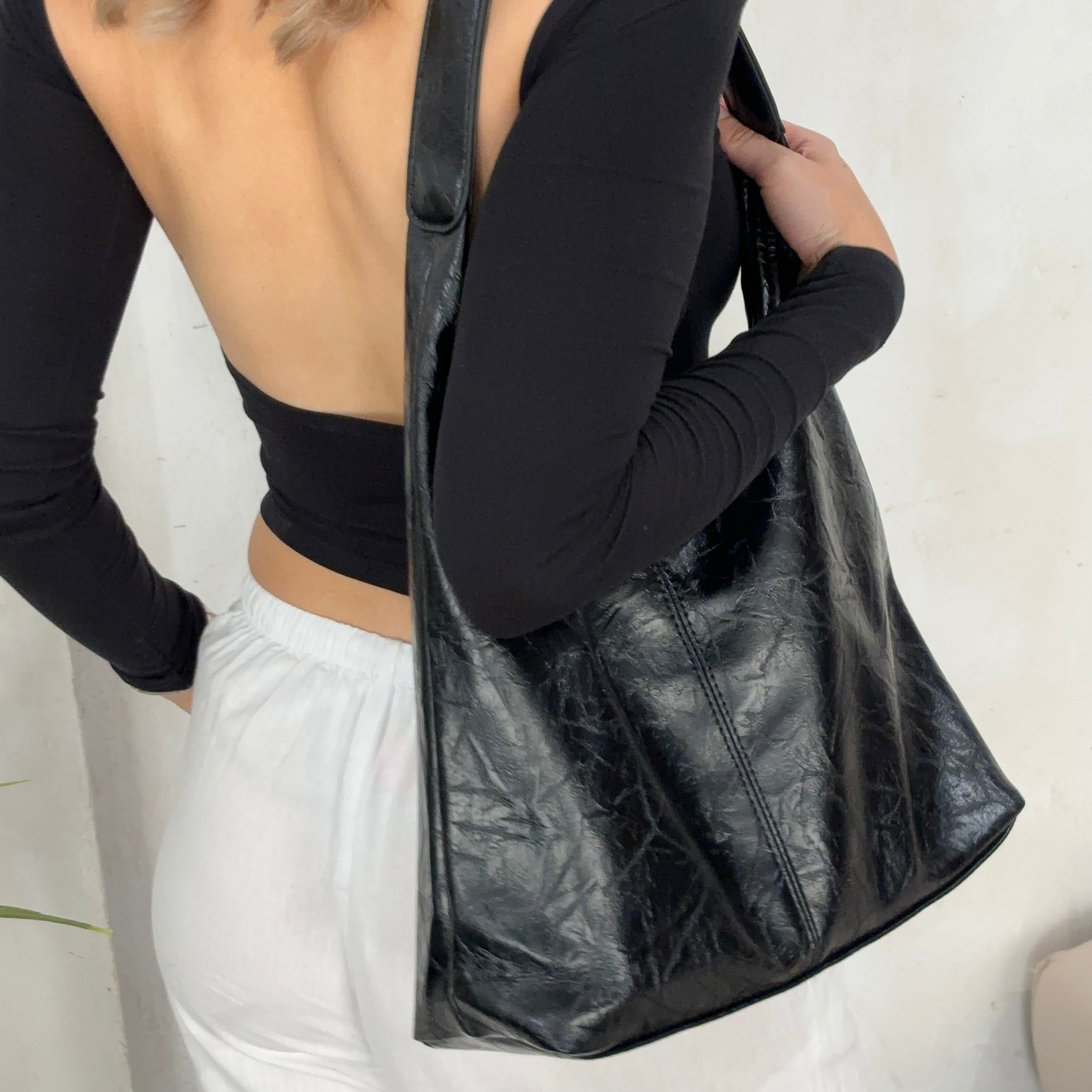 Bolso Hombro Efecto Piel