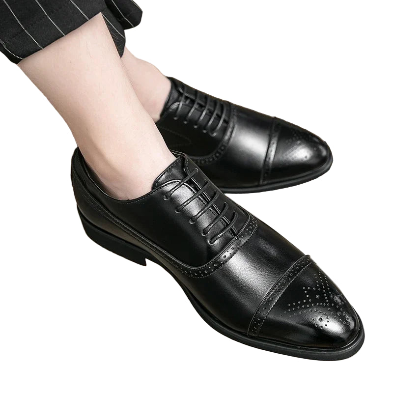 Zapatos Oxford Clásicos de Piel