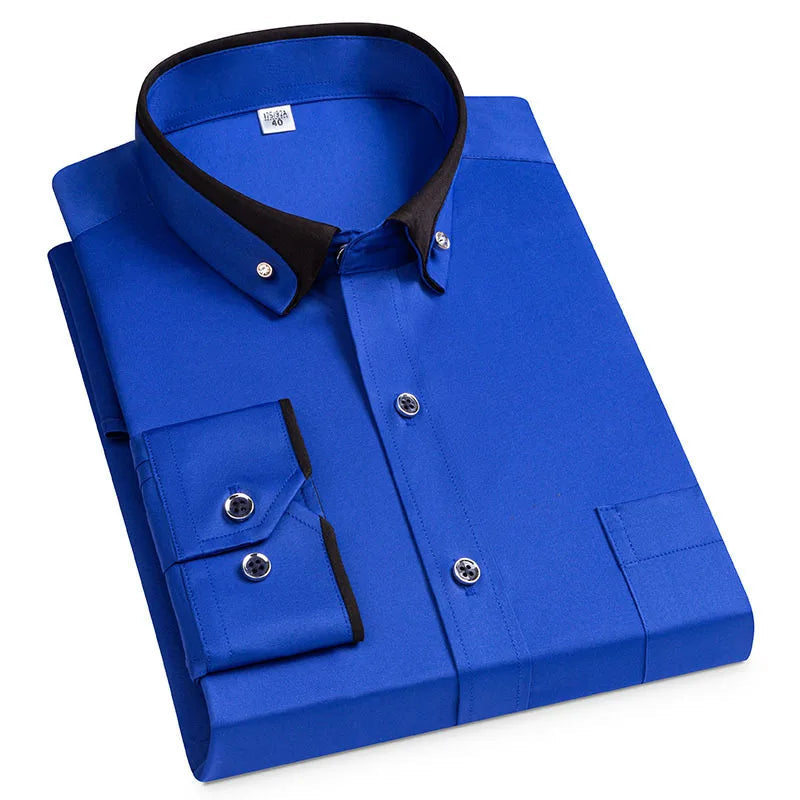 Camisa Formal Bicolor Elegante