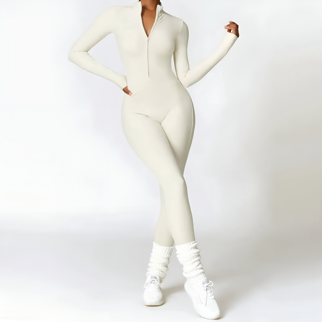 Conjunto Yoga Jumpsuit Manga Larga