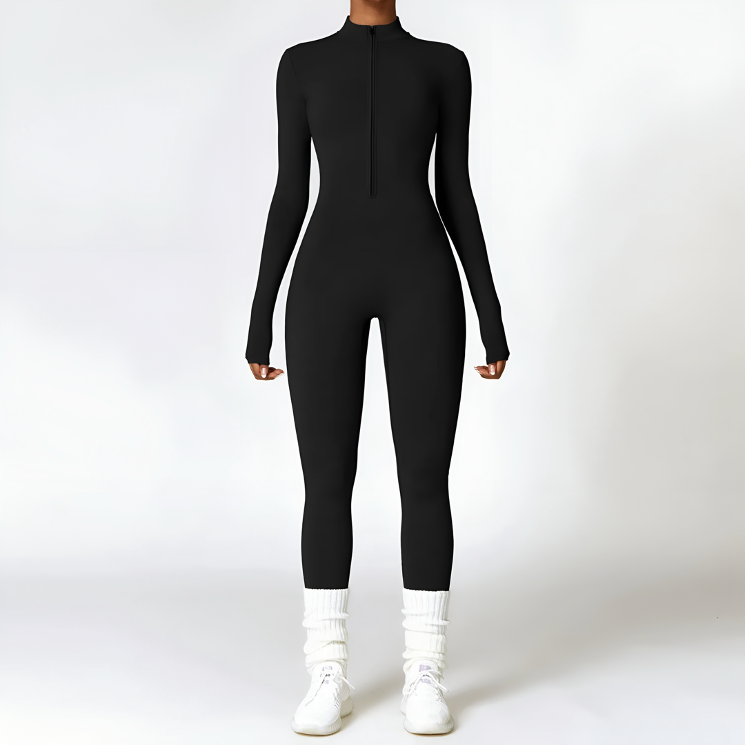 Conjunto Yoga Jumpsuit Manga Larga