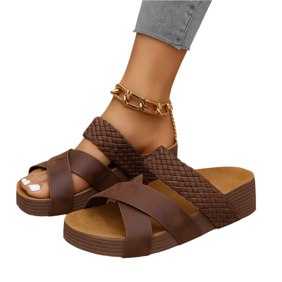 Sandalias Orilla Trenzada