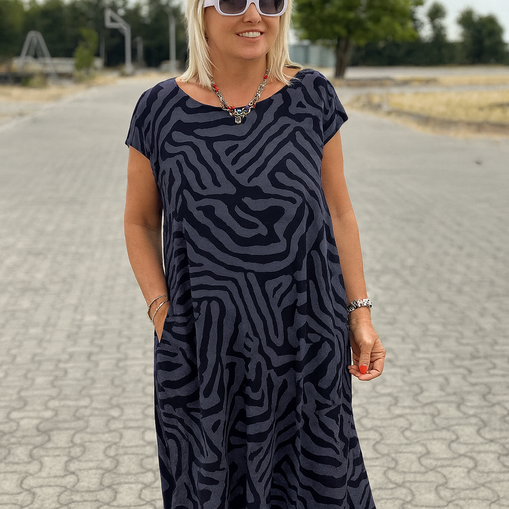 Vestido Midi Safari Chic