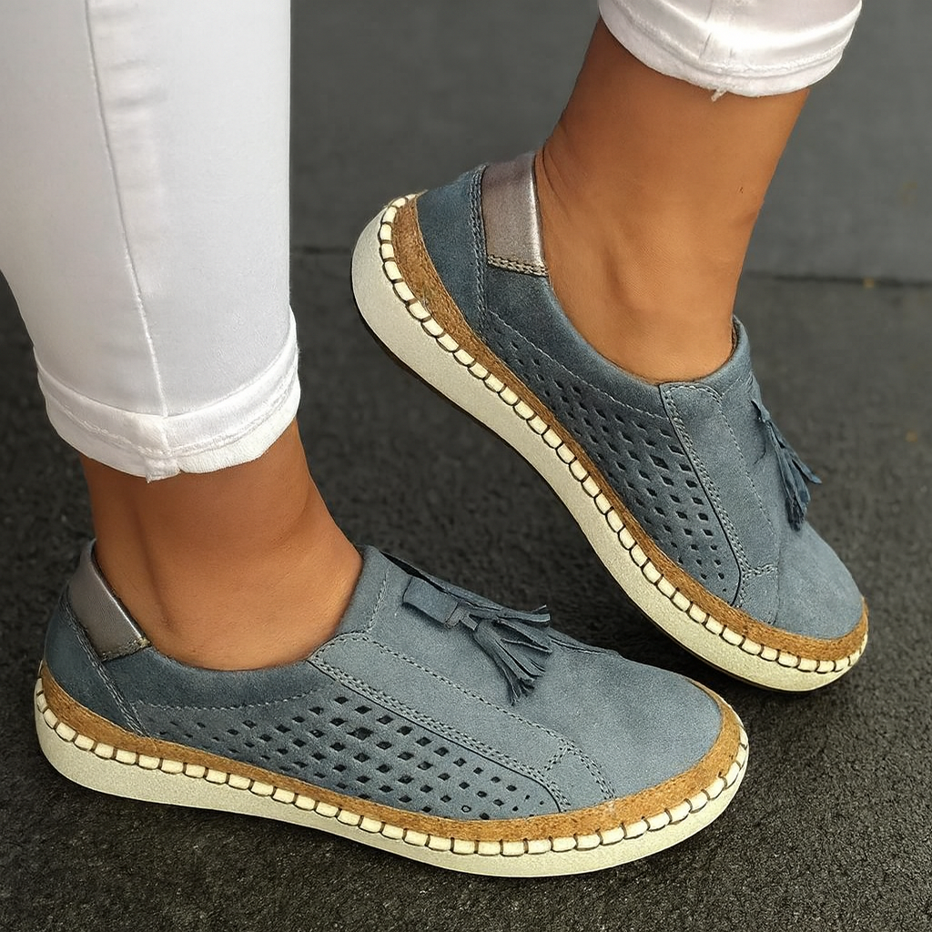 Zapatillas Casual Flecos Suede