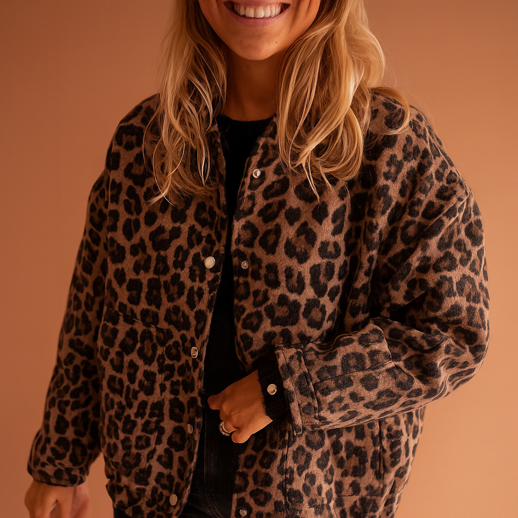 Chaqueta Estampado Leopardo
