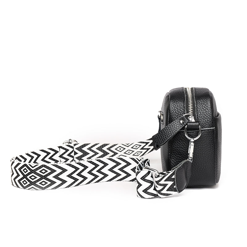 Bolso Bandolera con Correa Estampada