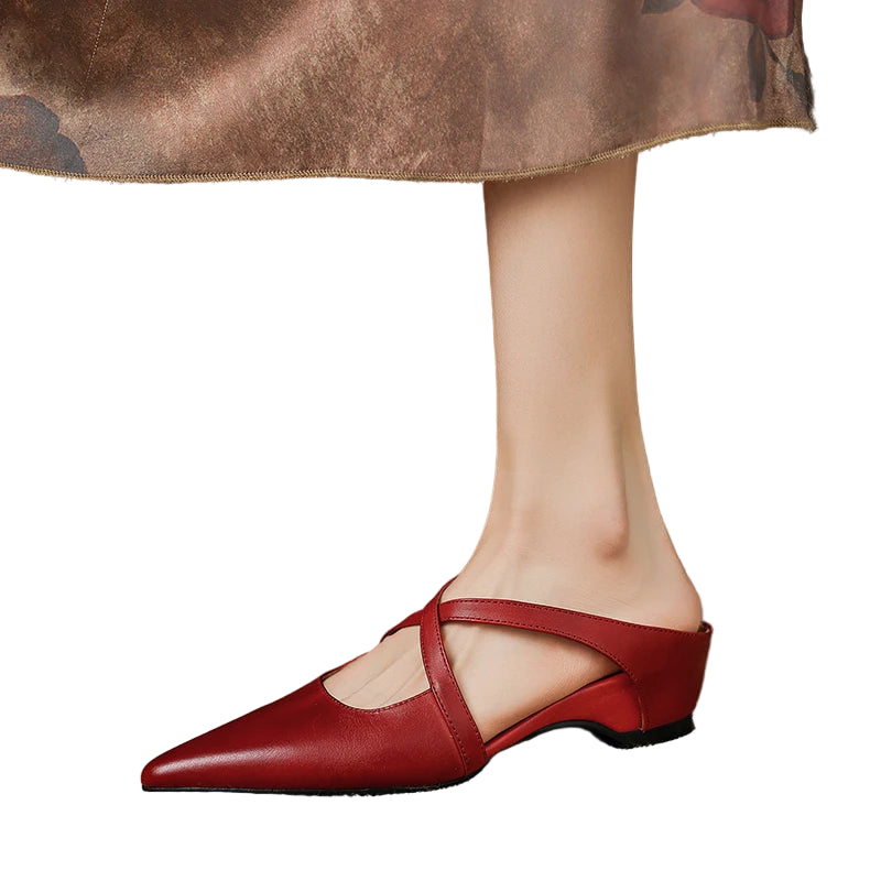 Mules con Tira Cruzada