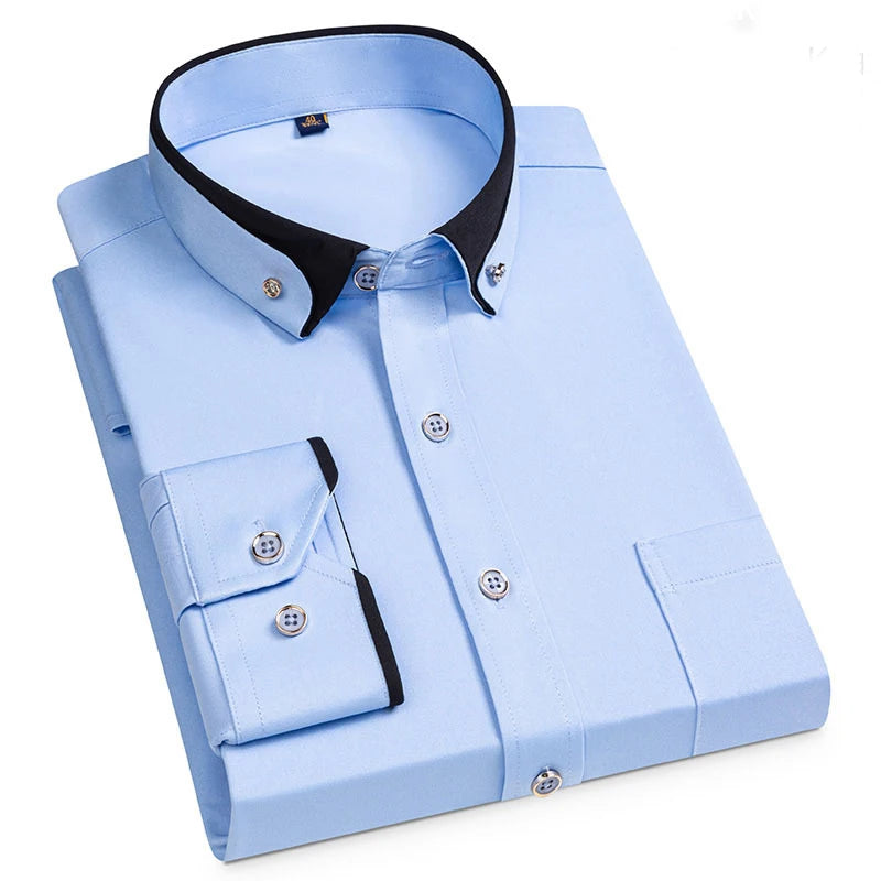 Camisa Formal Bicolor Elegante